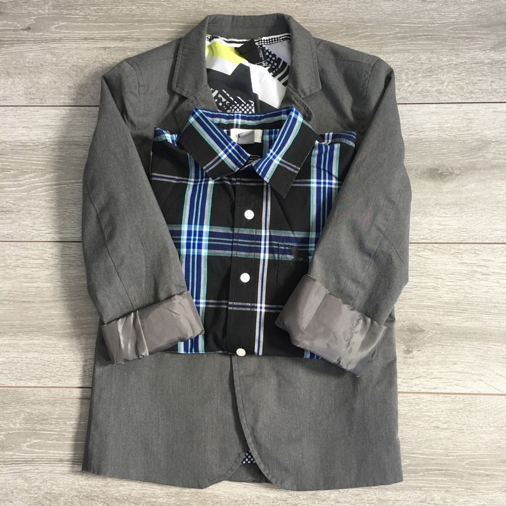 2/25$ blazer and long sleeve polo